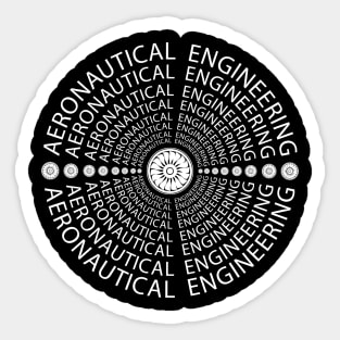 aeronautical engineering aerospace engineer Sticker